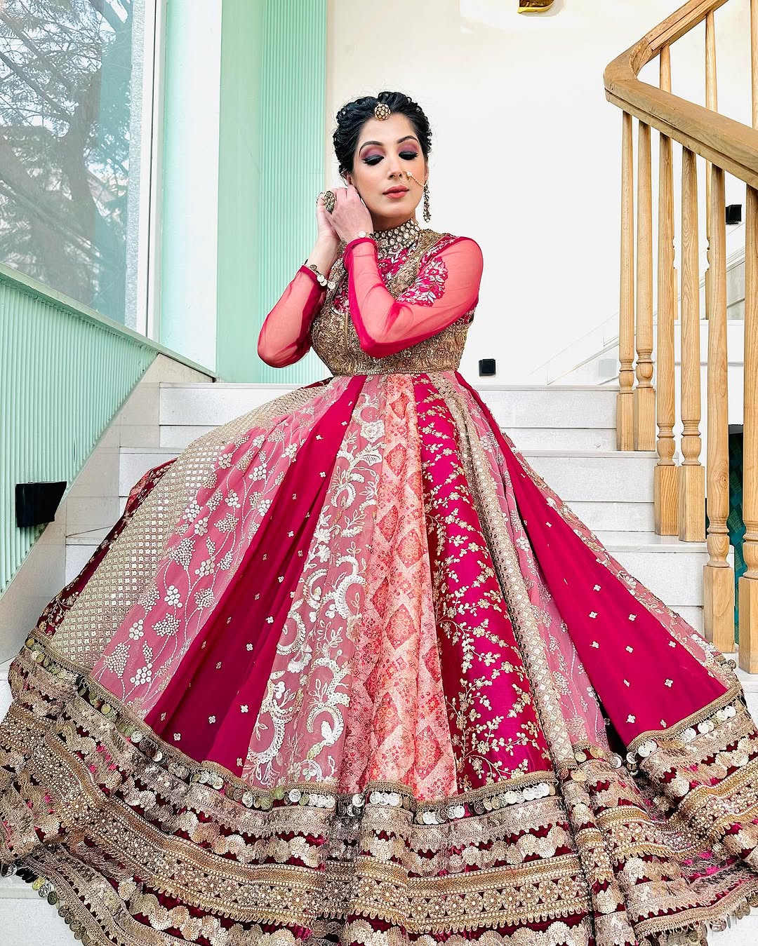 THE GARNET RED ANARKALI