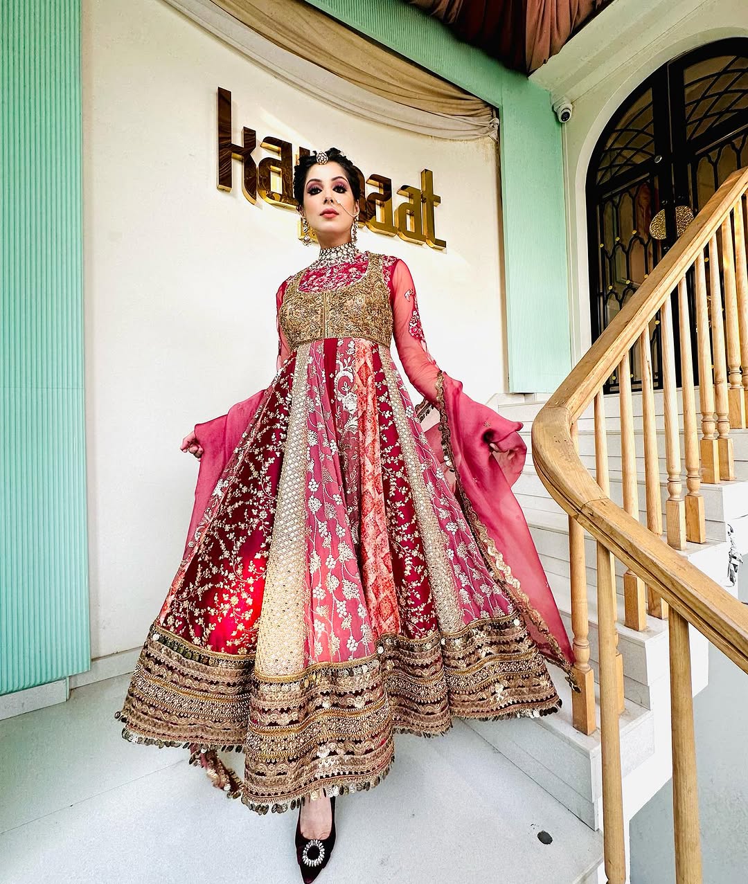 THE GARNET RED ANARKALI